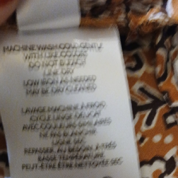 Anthropologie Brown and White Patterned Camisole - Picture 5 of 8